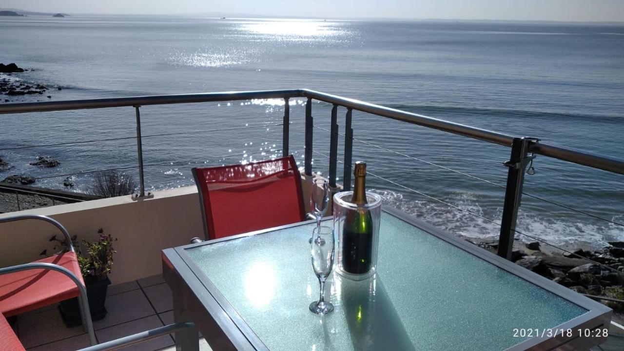 Appartement Cosy Les Pieds Dans L'Eau, Vue Mer Exceptionnelle Crozon Luaran gambar