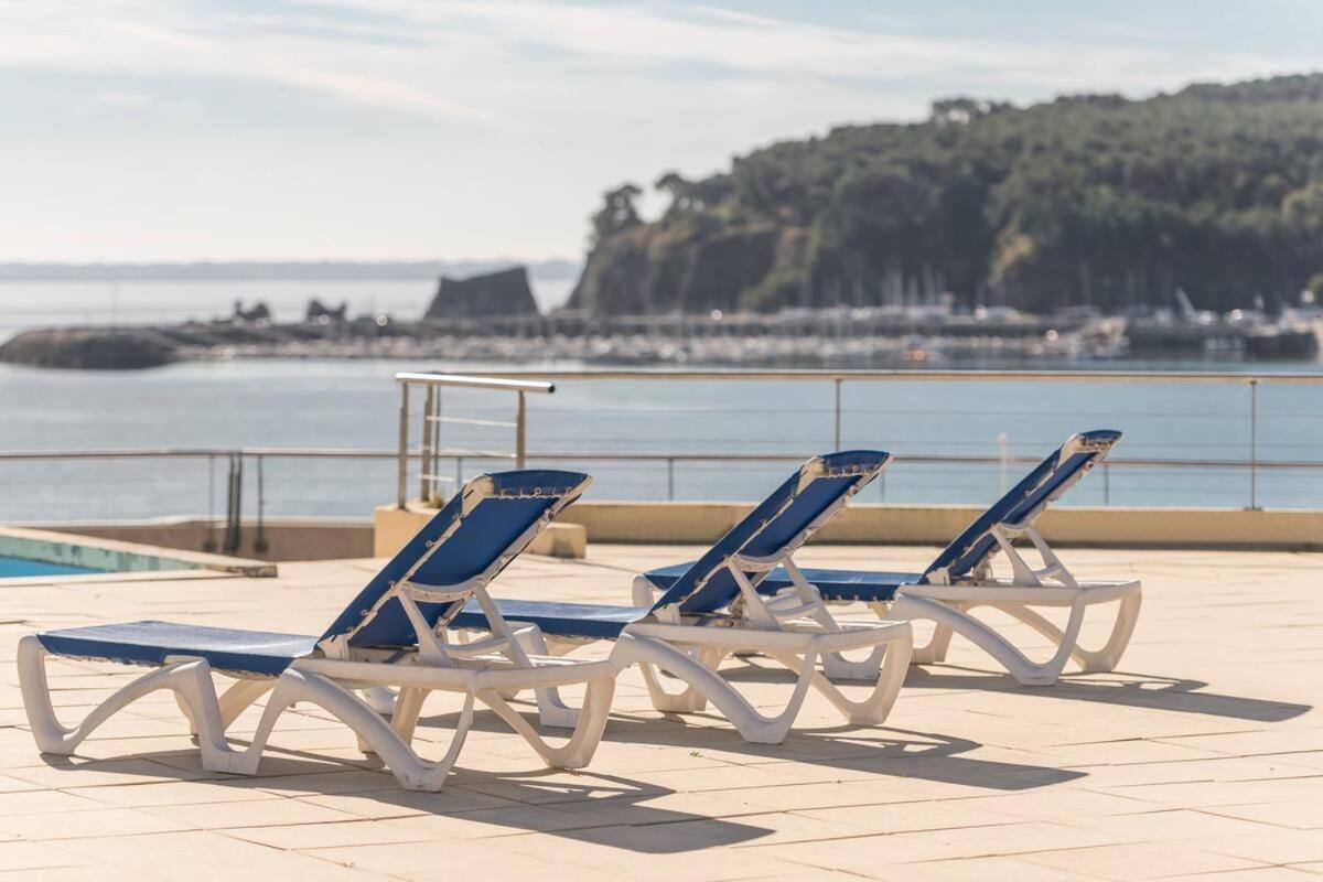 Appartement Cosy Les Pieds Dans L'Eau, Vue Mer Exceptionnelle Crozon Luaran gambar